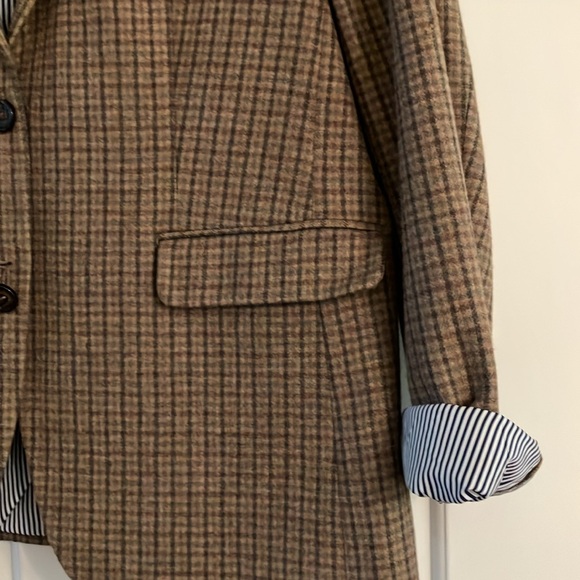Untuckit 100% plaid wool jacket - Picture 3 of 4
